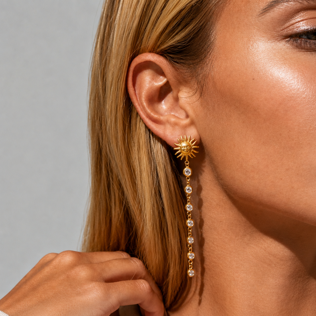 Sunray Drop Earrings
