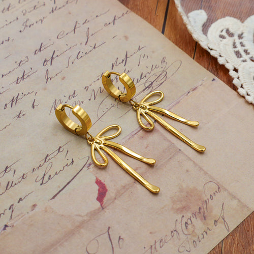 Bow Geometric Earrings for Women