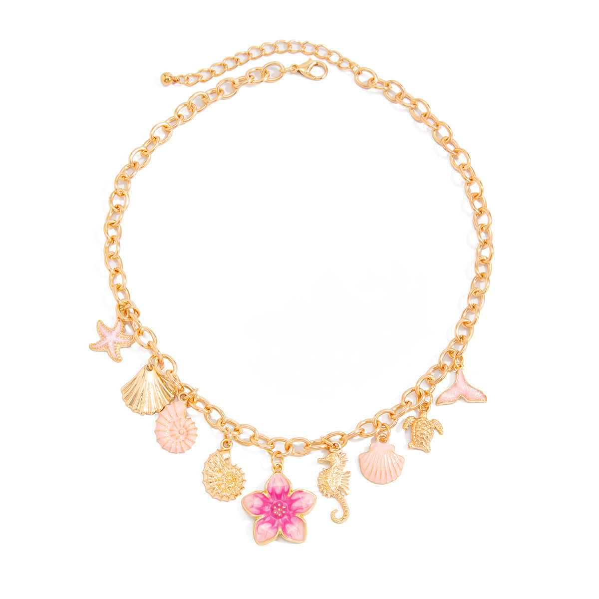 Gold Coastal Charm Necklace