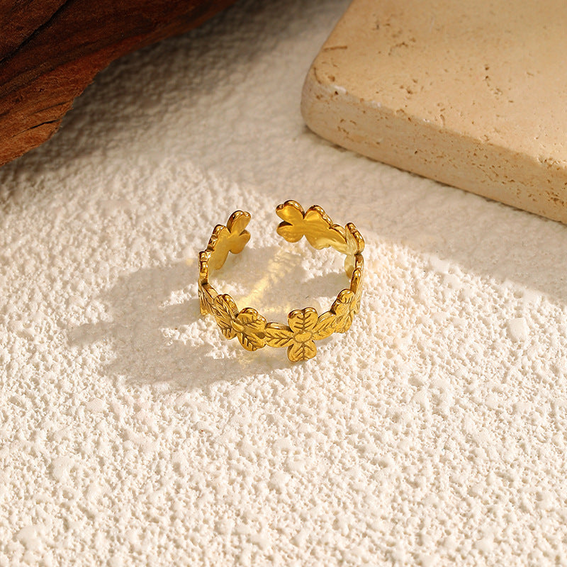 Golden Bloom Ring