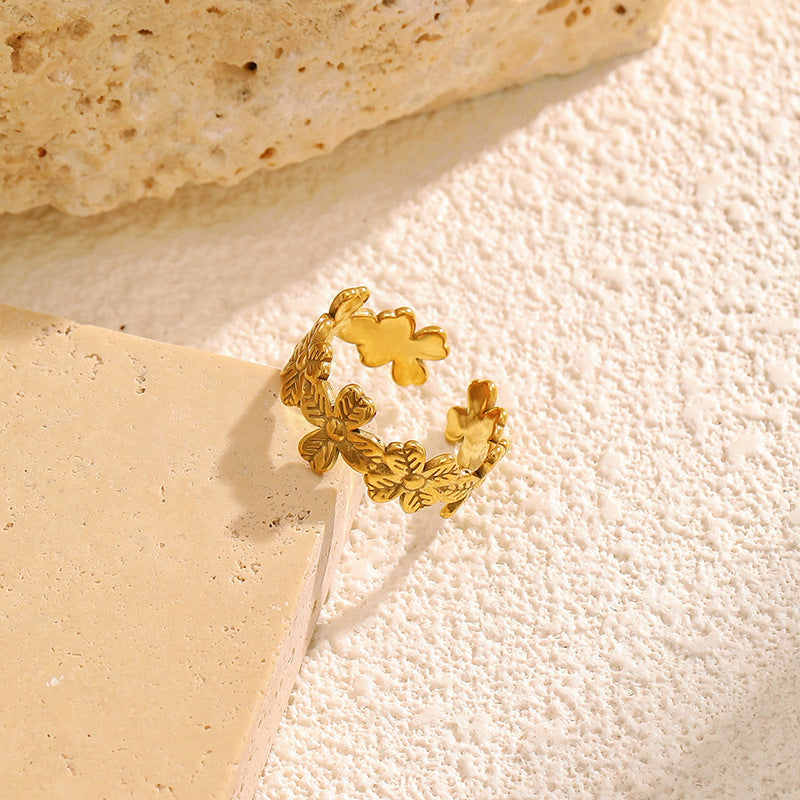 Golden Bloom Ring