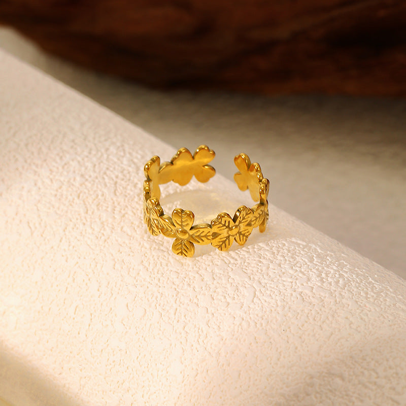 Golden Bloom Ring