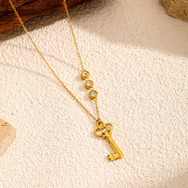 Golden Key Necklace