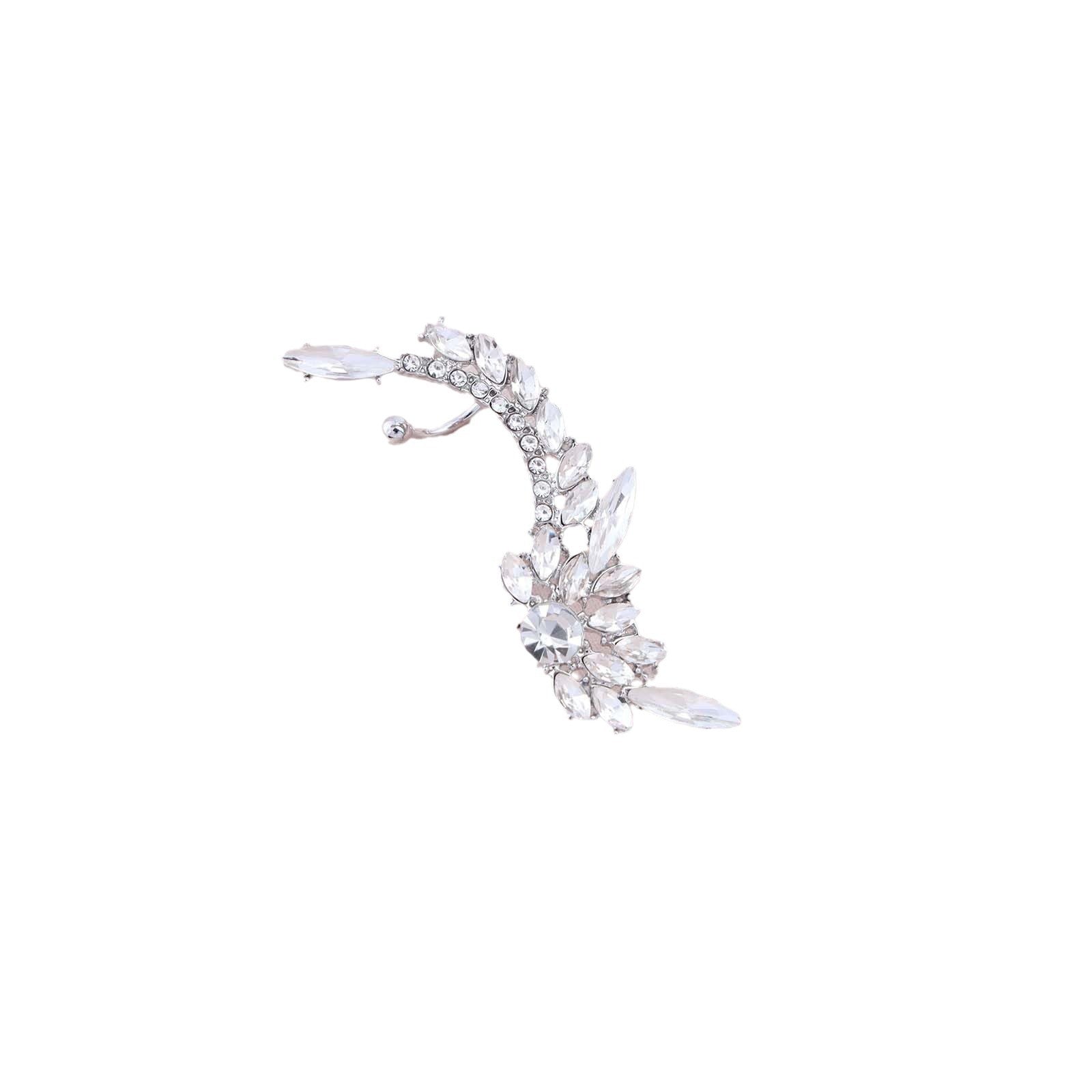 Luxury Asymmetrical CZ Drop Earrings