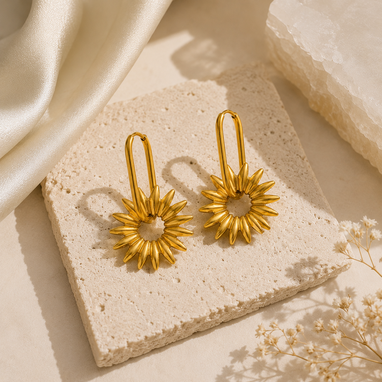 Golden Bloom Earrings